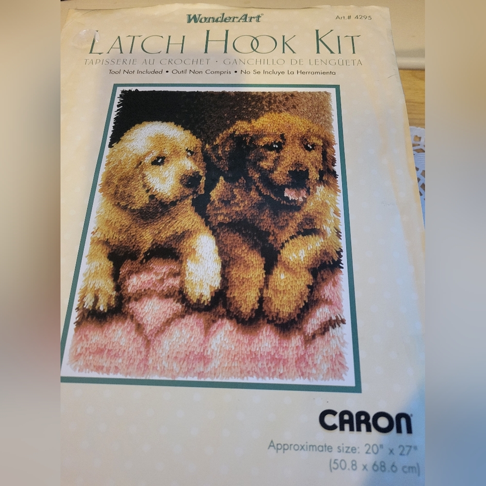 Latch Hook Kit Wonderart # 4295 "Labs"